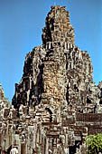 Angkor Thom - Bayon temple, central terrace, main tower 